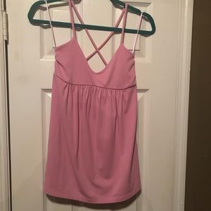 Susana Monaco spaghetti strap cross back top NWOT